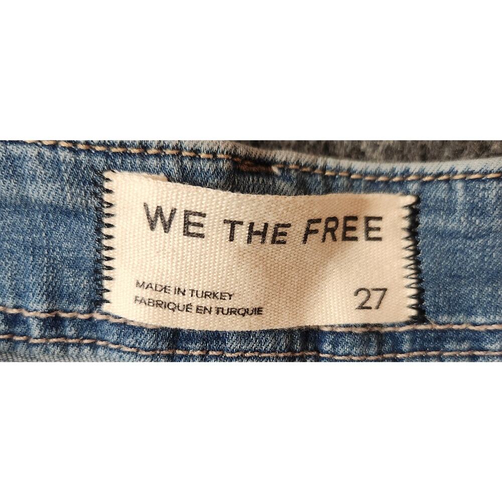 Free People We The Free Libre Wide-Leg Jeans Blue Size 27 NWOT - Picture 7 of 9